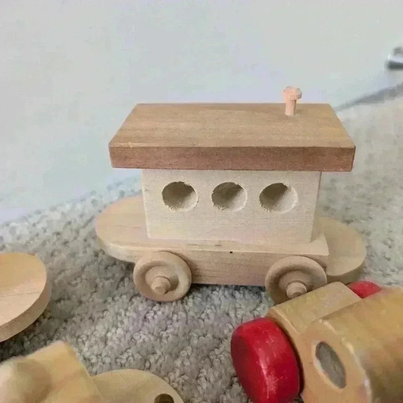 Wooden kids train set - Picture 6 of 10